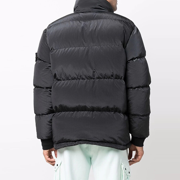 Пуховик мужской антрацитовый Stone Island, цвет Anthracite — фото 4