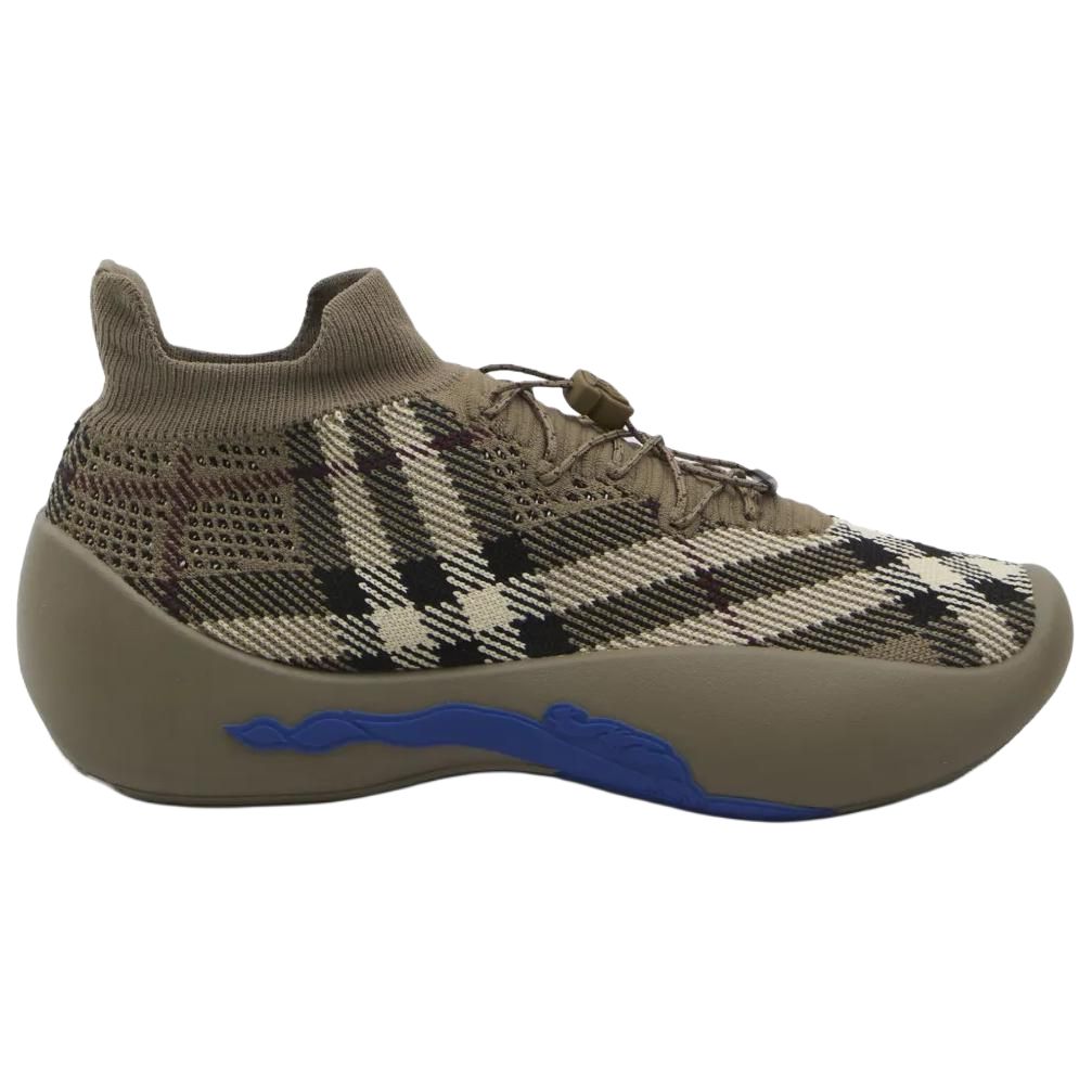 Burberry Кроссовки Neptune Polyester Low top Casual мужские Olive — фото 3