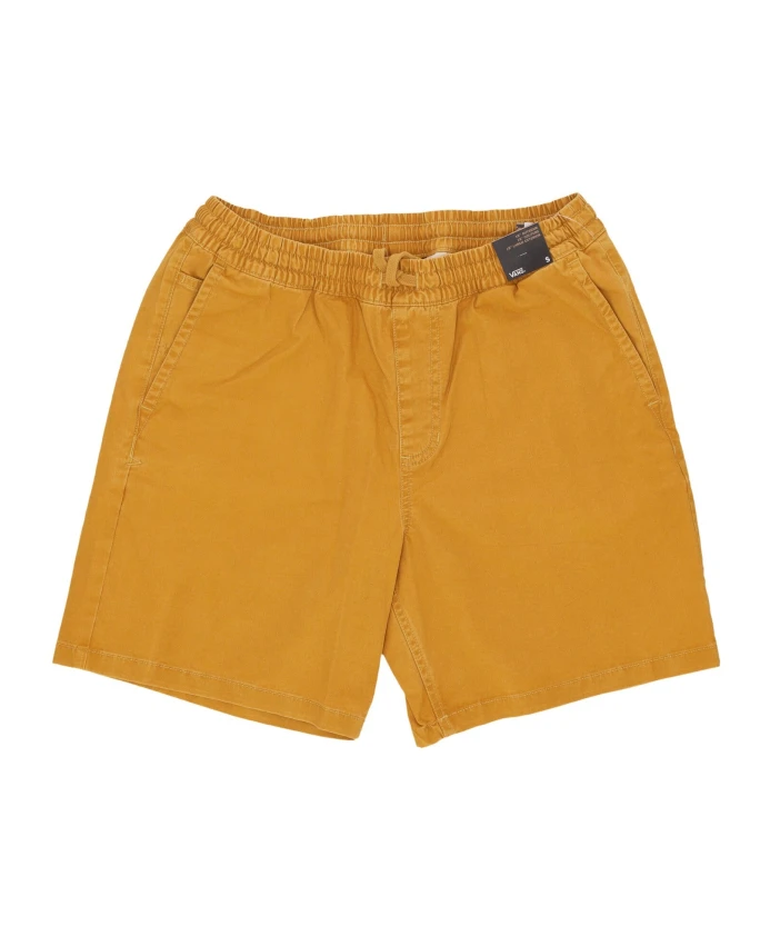 

Повседневные эластичные мужские шорты из выстиранной ткани Vans, желтый