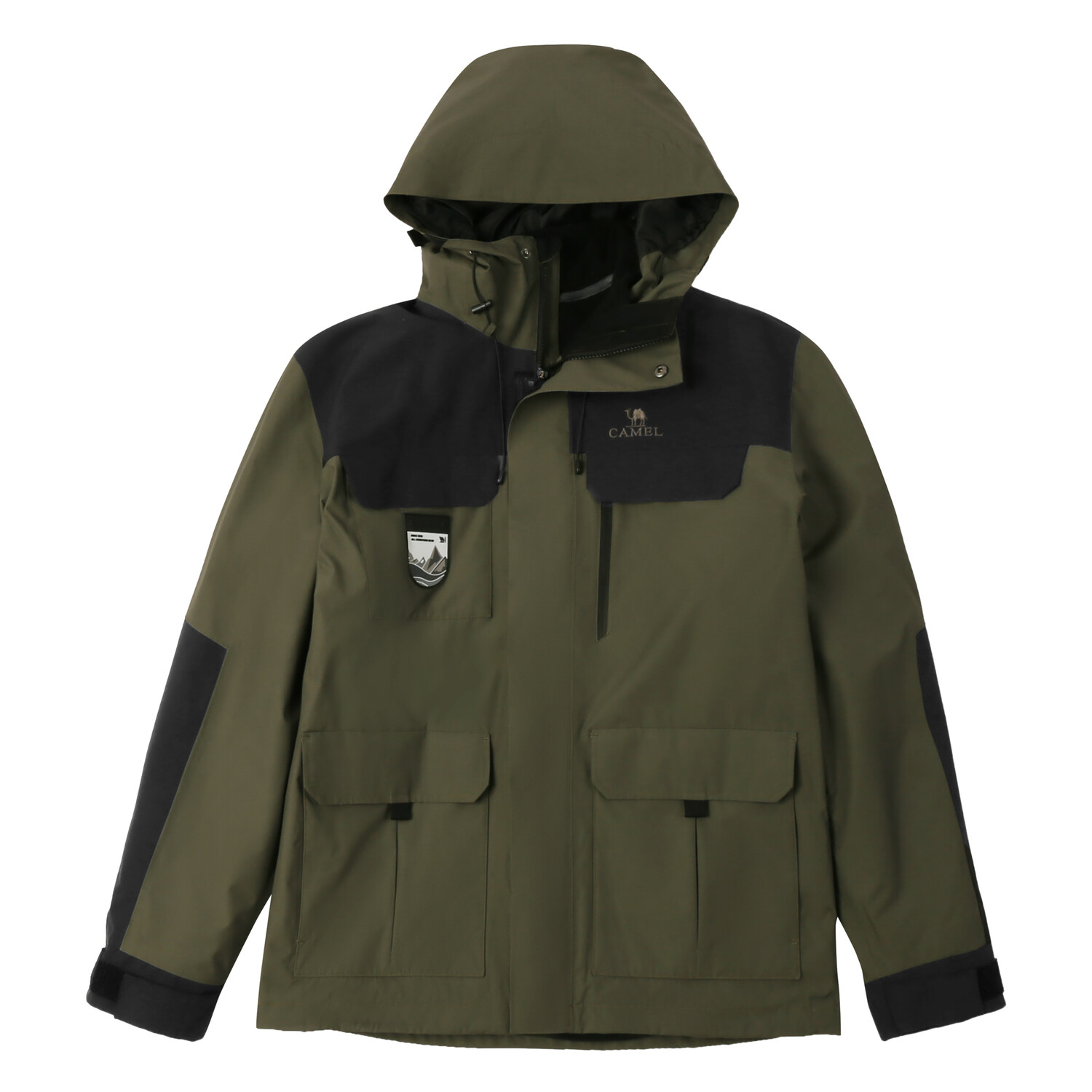 

Ветровка Куртка Унисекс Camel, цвет Pale Green/Phantom Black