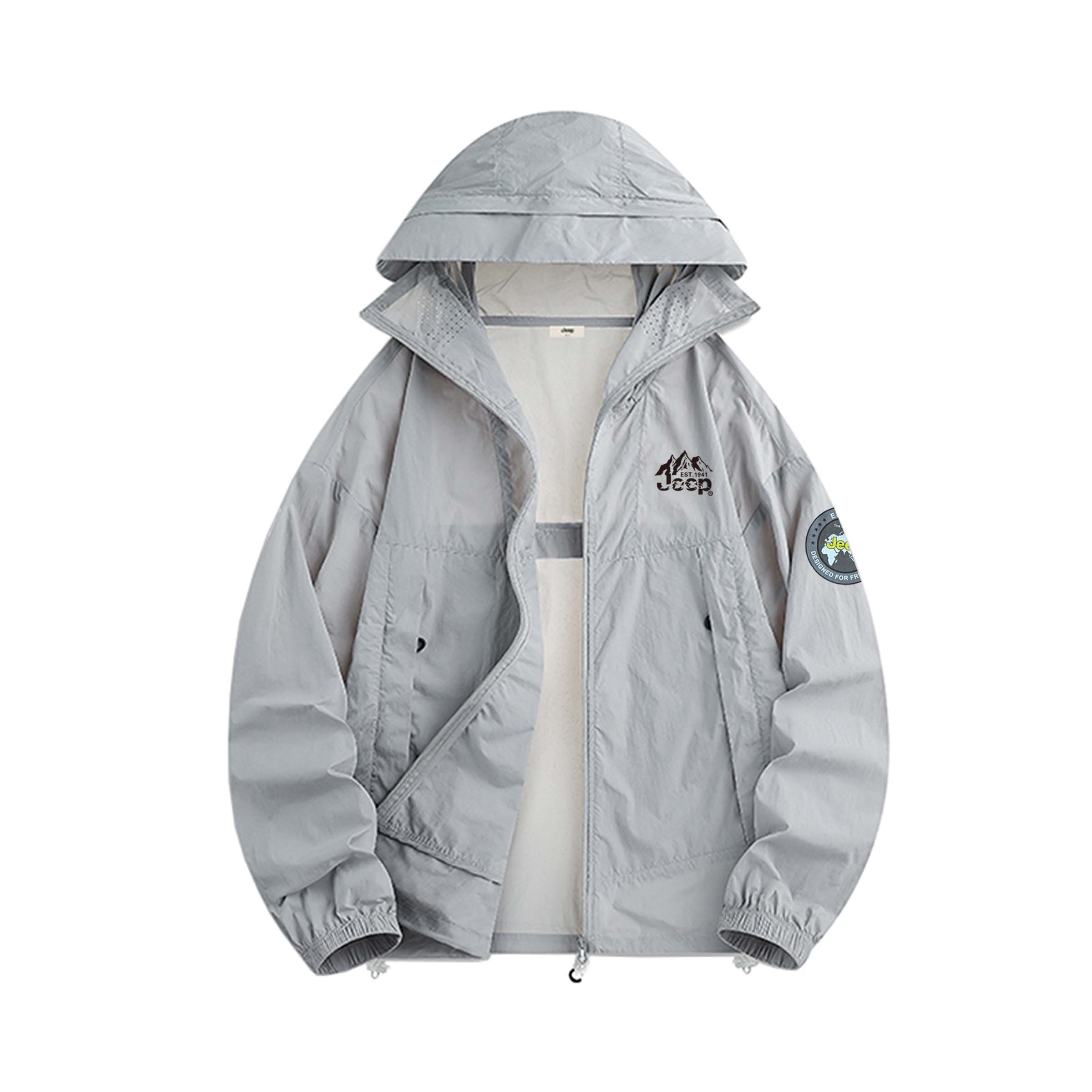 

Дышащая и быстросохнущая одежда с защитой от ультрафиолета Unisex Jeep, concrete серый