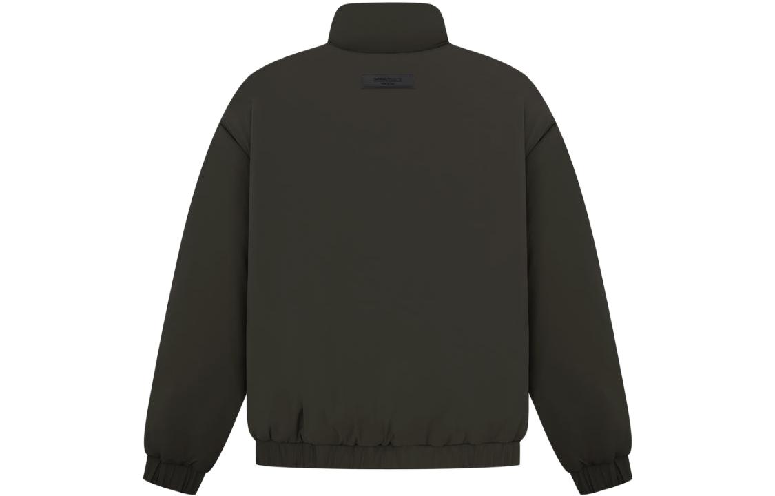 Пуховик из нейлона Fear Of God Essentials, светло-черный — фото 3