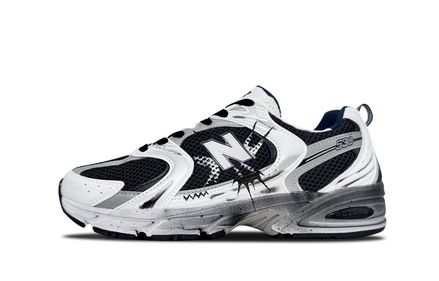 

New Balance Кроссовки для бега NB 530 Unisex низкие Black/White