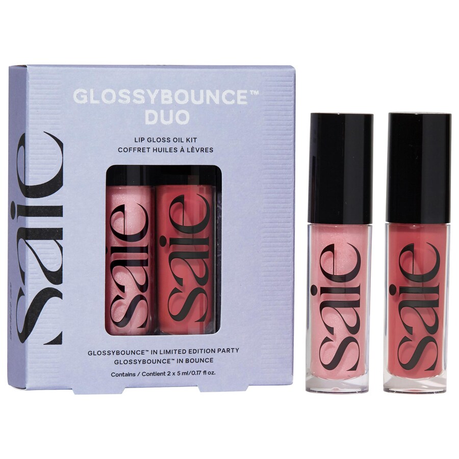 

Подарочный набор Glossybounce: блеск для губ и масло для губ Saie