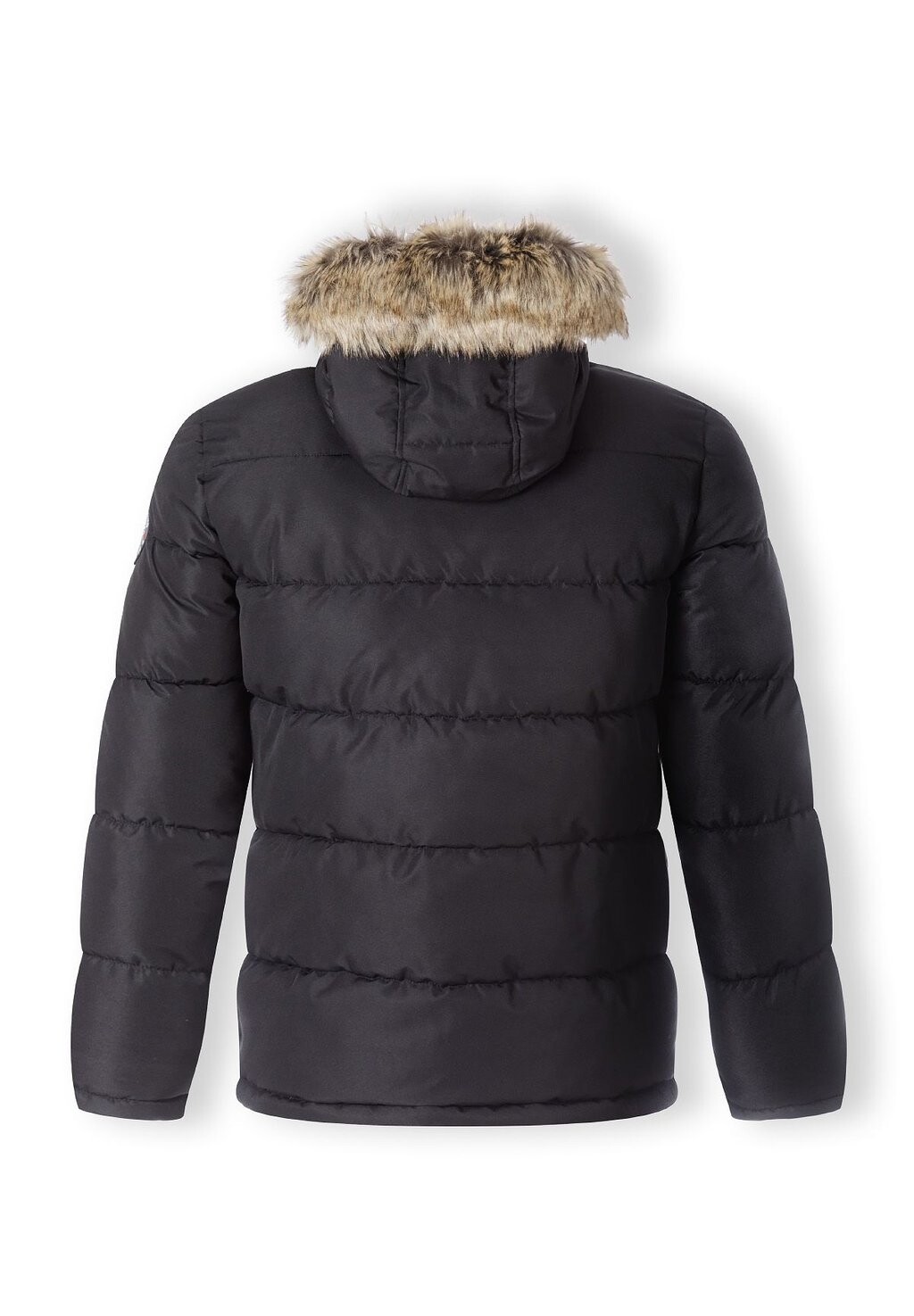 

Зимняя куртка PADDED WITH FAUX FUR TRIM HOOD RESPECT, черный