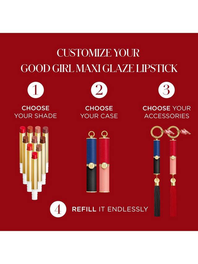 Good Girl Maxi Glaze помада Carolina Herrera, Showy Maroon 844 — фото 4