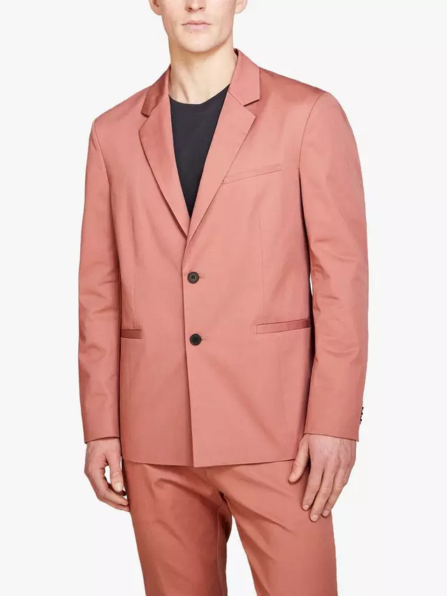 

Блейзер SISLEY Slim Comfort Fit, цвет salmon