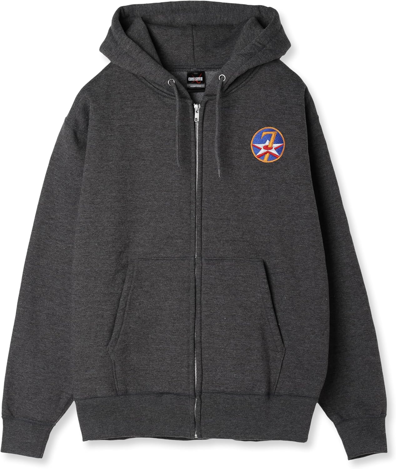 

Толстовка с капюшоном в стиле F, нашивка с гербом армии США, флисовая подкладка, застежка-молния по всей длине, цвет угольно-серый, размер 2XL F-Style