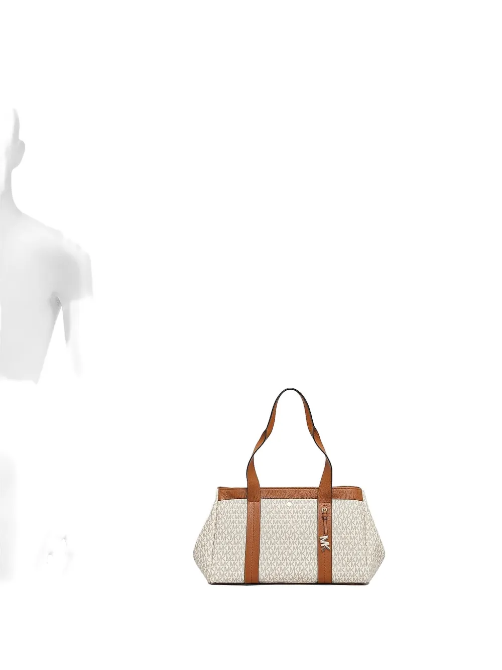 

Сумка-шоппер с монограммой Michael Michael Kors, серый