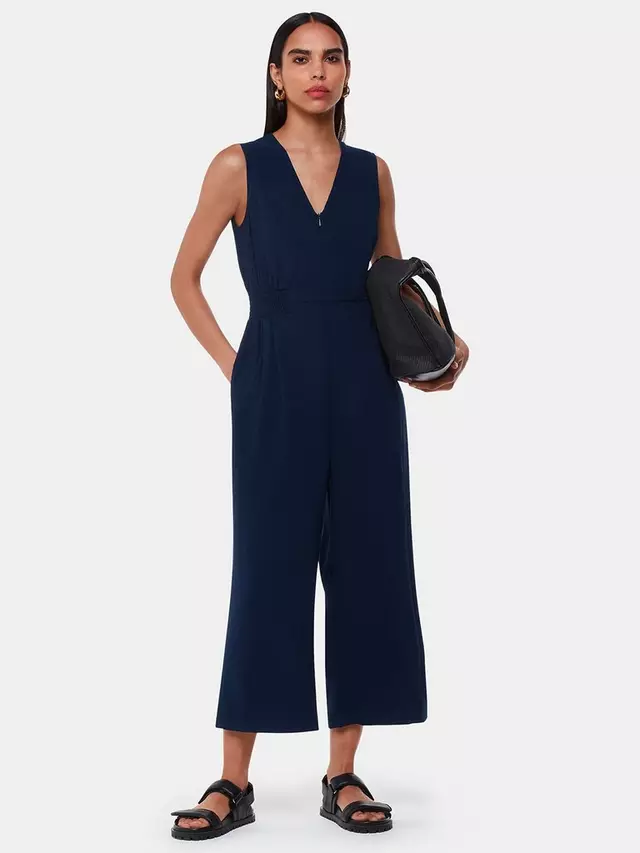 

Комбинезон Whistles Remmie Wide Leg, темно-синий