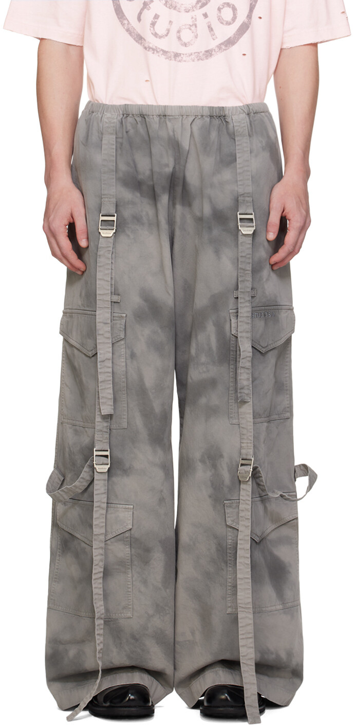 

Серые брюки-карго Cinch Acne Studios