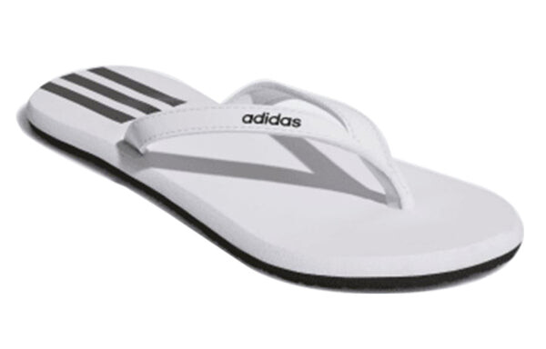 Тапочки eezay flip-flops slides white/black Adidas, белый — фото 2