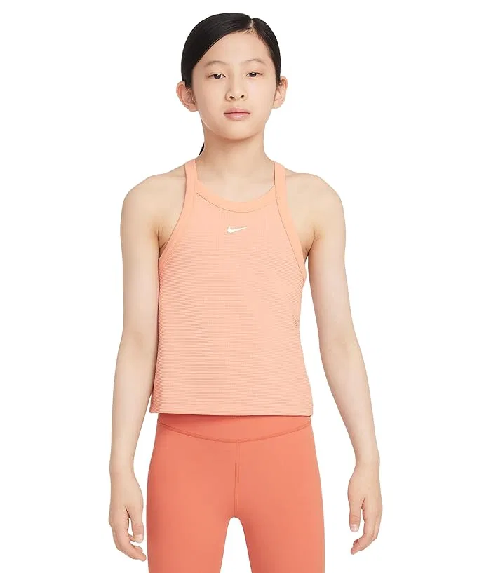 Майка Nike Kids High-Neck Tank Top, Apricot Agate/White
