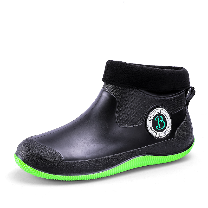 

Водонепроницаемые и износостойкие резиновые сапоги мужские LONGYING, Black