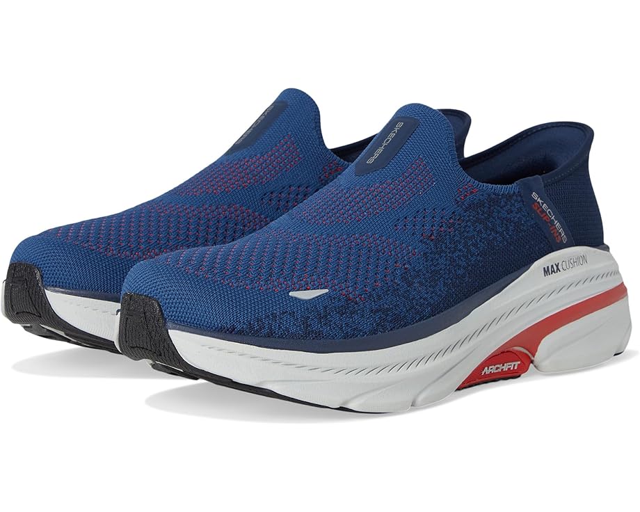 

Кроссовки SKECHERS Hands Free Slip-ins Max Cushioning Arch Fit 2.0 - Fortuitous 2.0, цвет Navy/Red