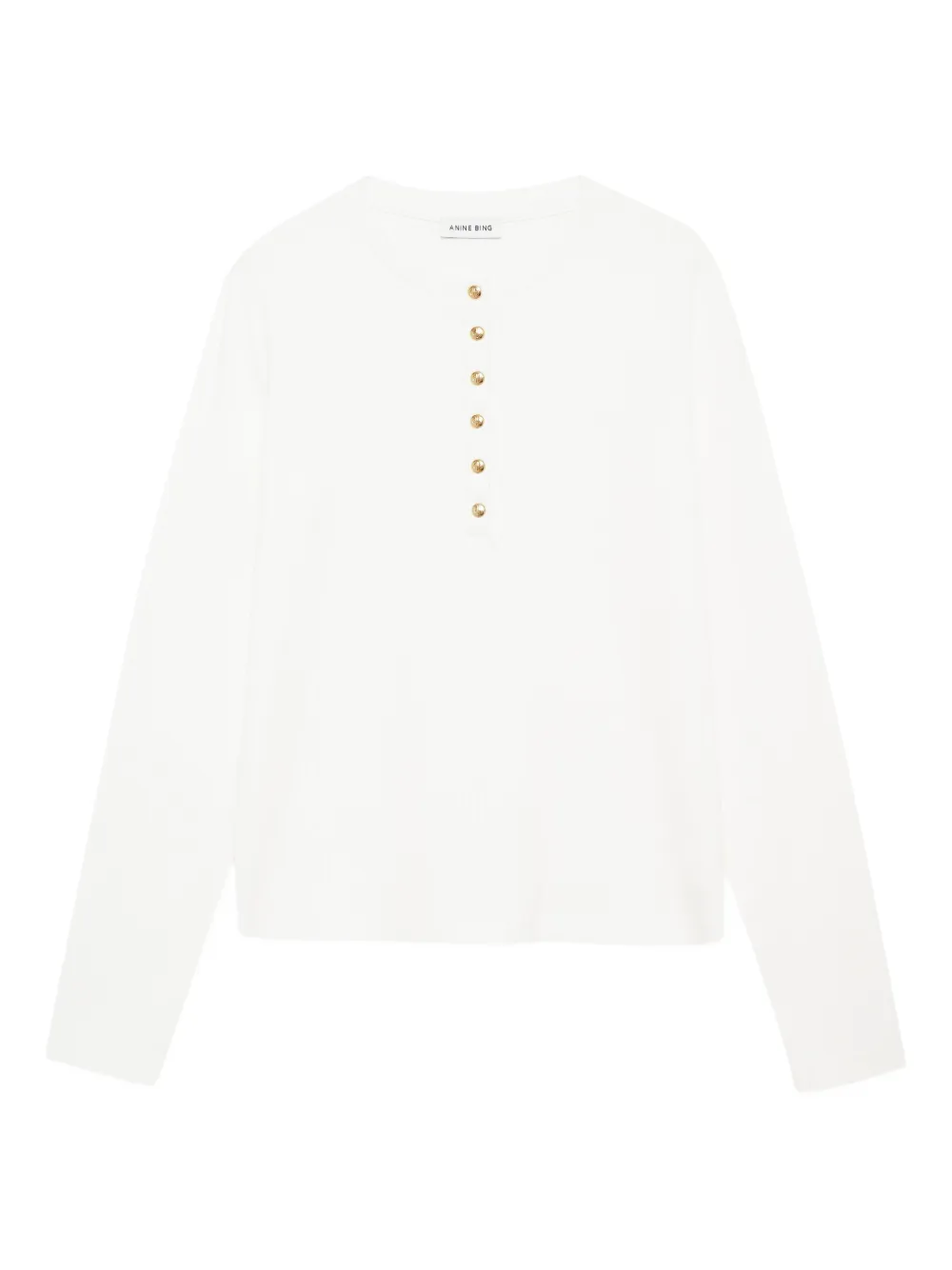 

Топ Alessia в рубчик ANINE BING, белый