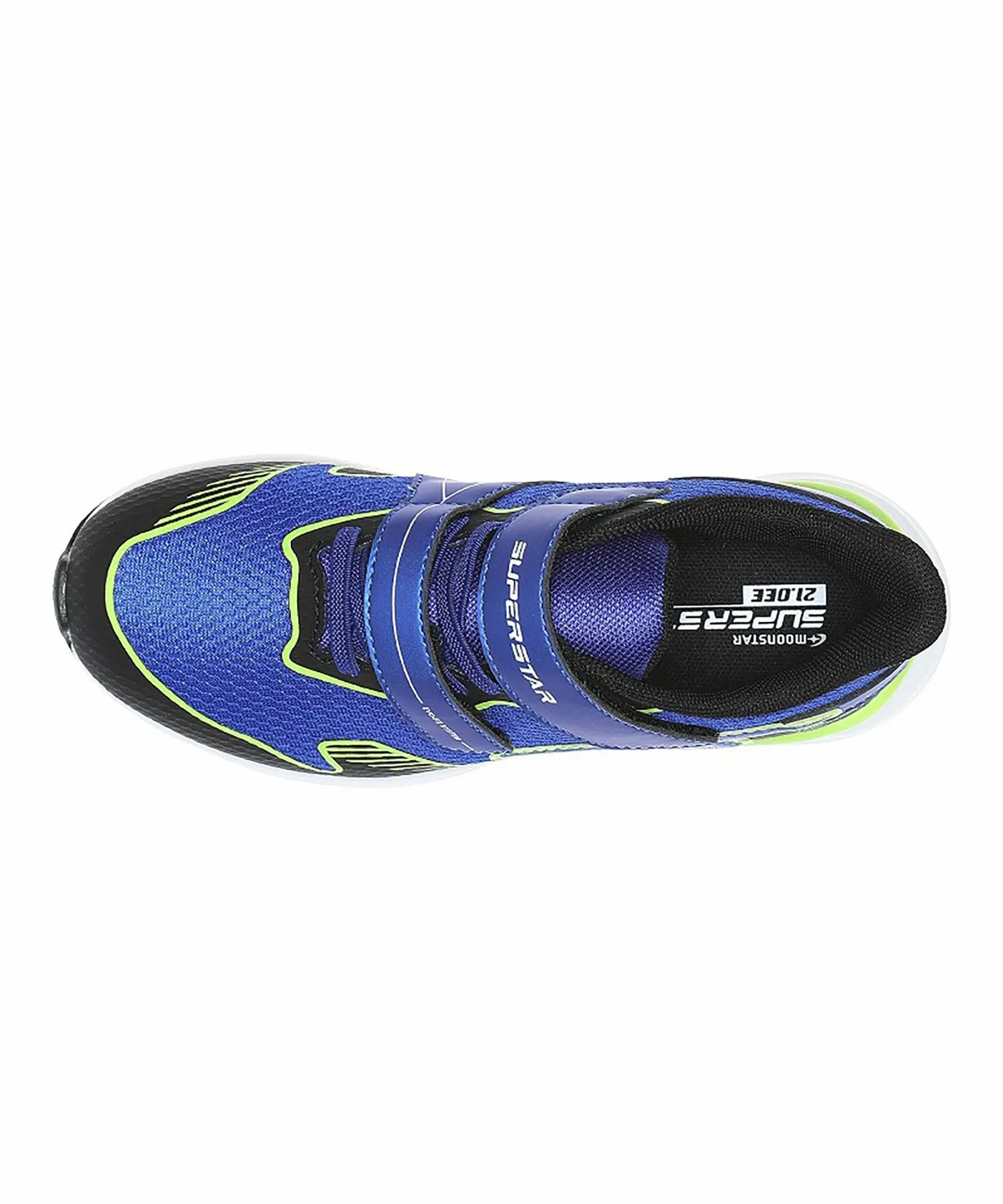 Детские синие кроссовки MoonStar SS J1242 Superstar, blue — фото 3