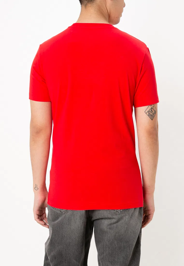 Футболка с коротким рукавом, Slim Fit, Calvin Klein Jeans, красный — фото 2