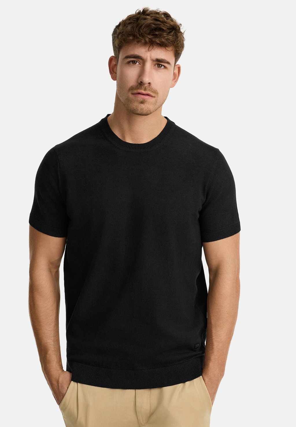 

Базовая футболка INVASKO INDICODE JEANS, черный
