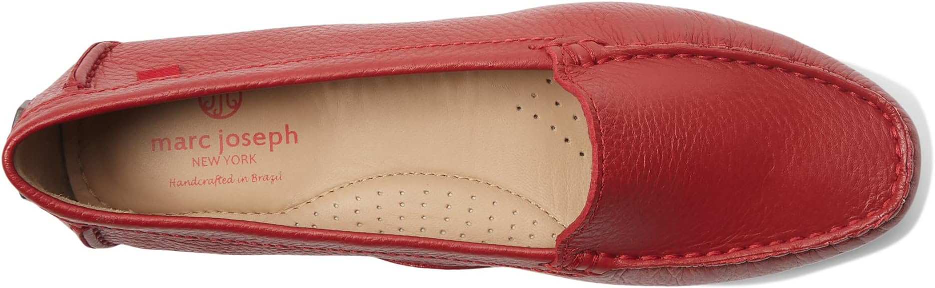 Лоферы Marc Joseph New York Manhasset, Red Grainy — фото 2