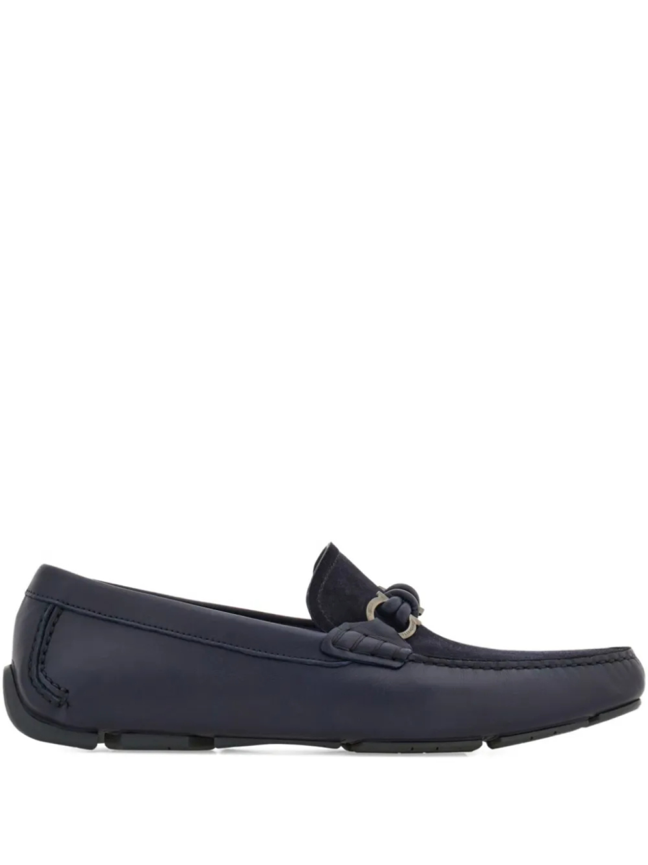 

Лоферы Ferragamo Gancini buckle driver, синий