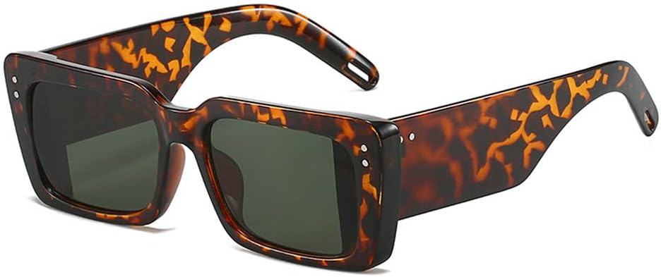 

Модные винтажные солнцезащитные очки для мужчин и женщин, широкие дужки, прямоугольные солнцезащитные очки с градиентным переходом, аксессуары в стиле поп-арт HVTVTLA, C4