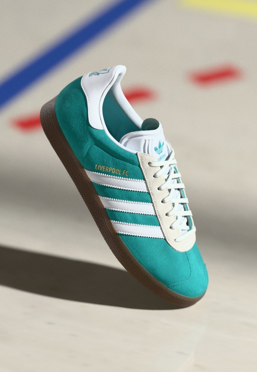 

Кроссовки Adidas Originals ADIDAS GAZELLE SHOES, Liverpool Fc/Sea Green/Footwear White/Mint