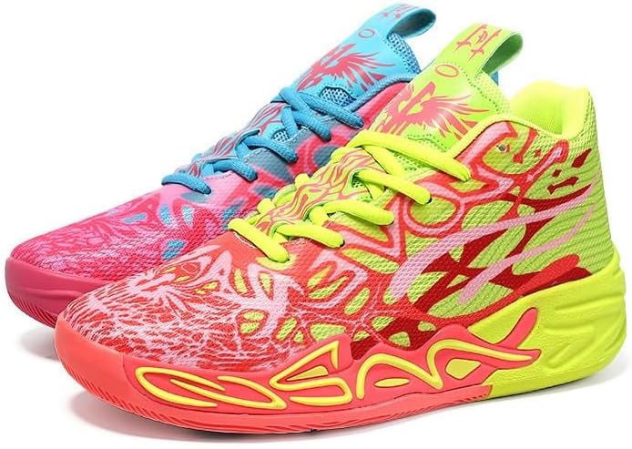 

Мужские высокие кроссовки для баскетбола с сеткой, дышащие, нескользящие, модные для активного отдыха на улице Solastride, синий/желтый