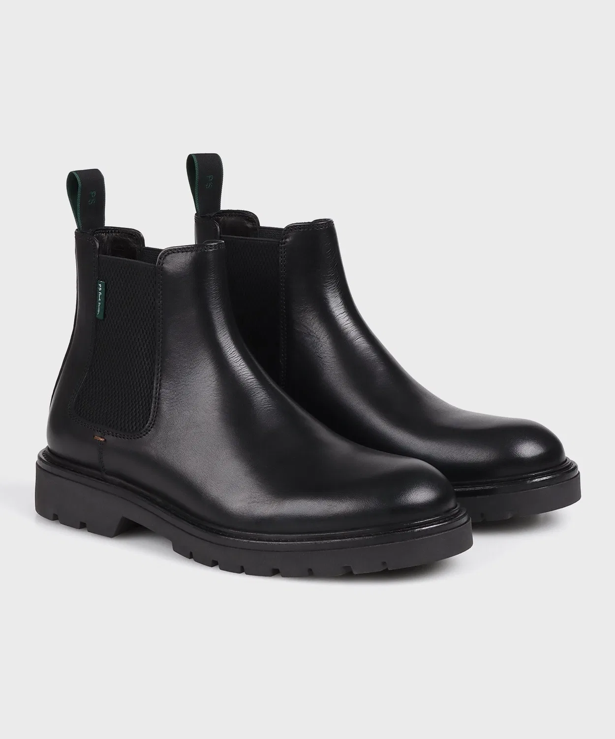 Челси-ботинки с контрастной отделкой Paul Smith XENO, португальская кожа, чёрные — фото 2