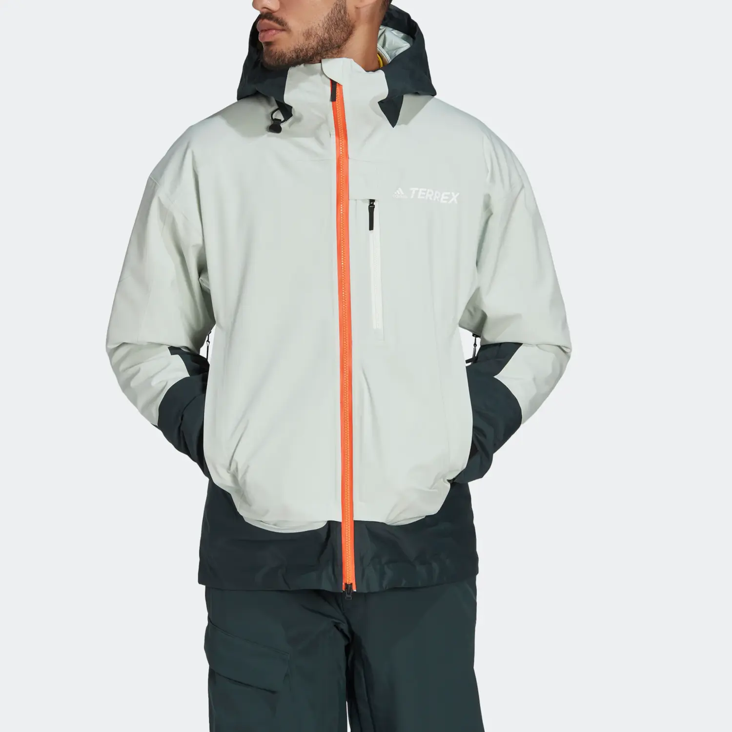 Куртка Terrex мужская зеленая Adidas, зеленый — фото 2
