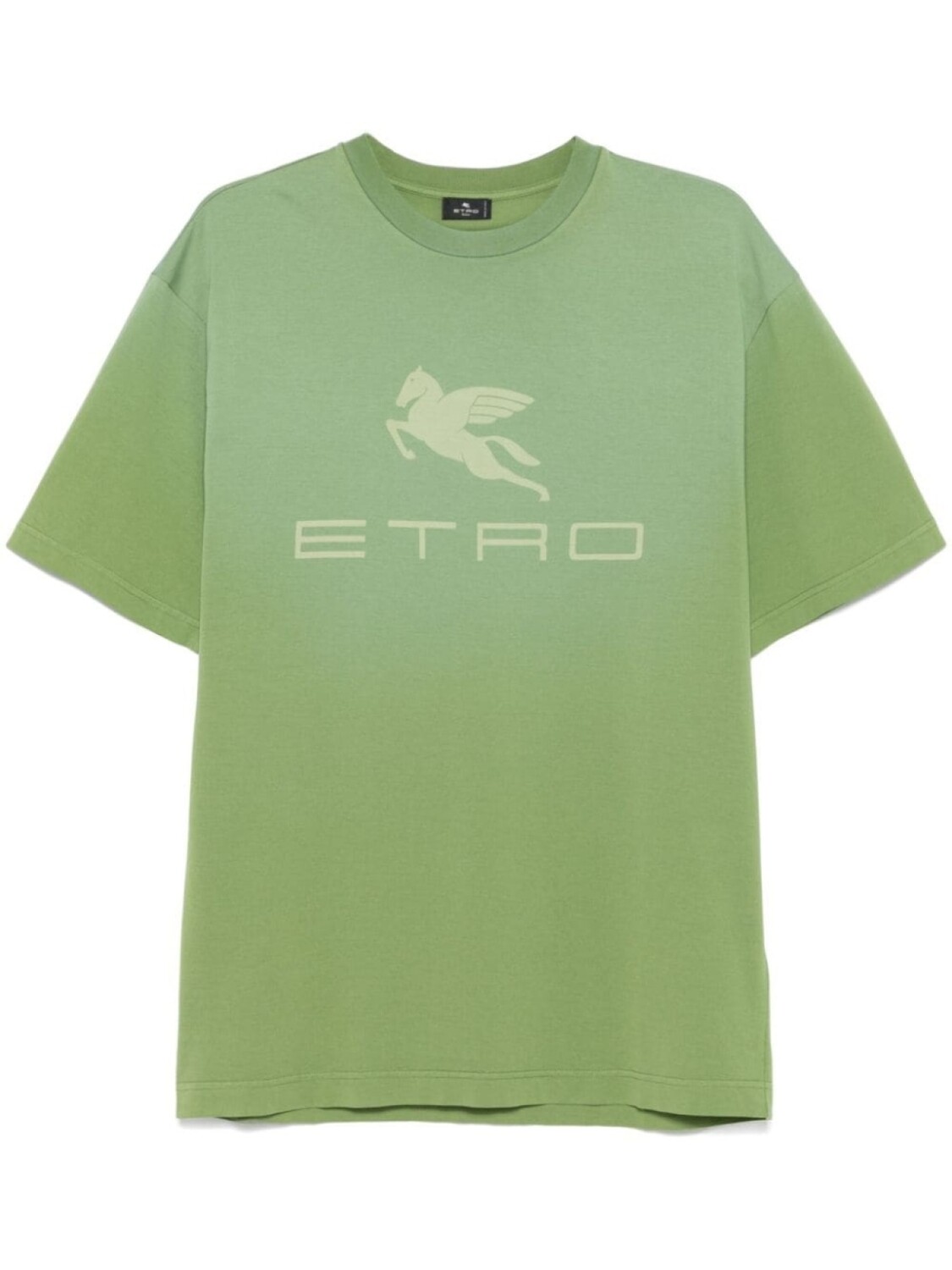 

ETRO футболка с принтом Pegaso, зеленый