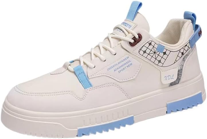 

Мужские модные кеды с лоскутным дизайном и толстой подошвой - отличное сцепление и вентиляция для комфорта - стильные кроссовки на шнуровке, идеально подходящие для повседневного ношения и активного отдыха, плюс размер IZE Clolinde, Apricot