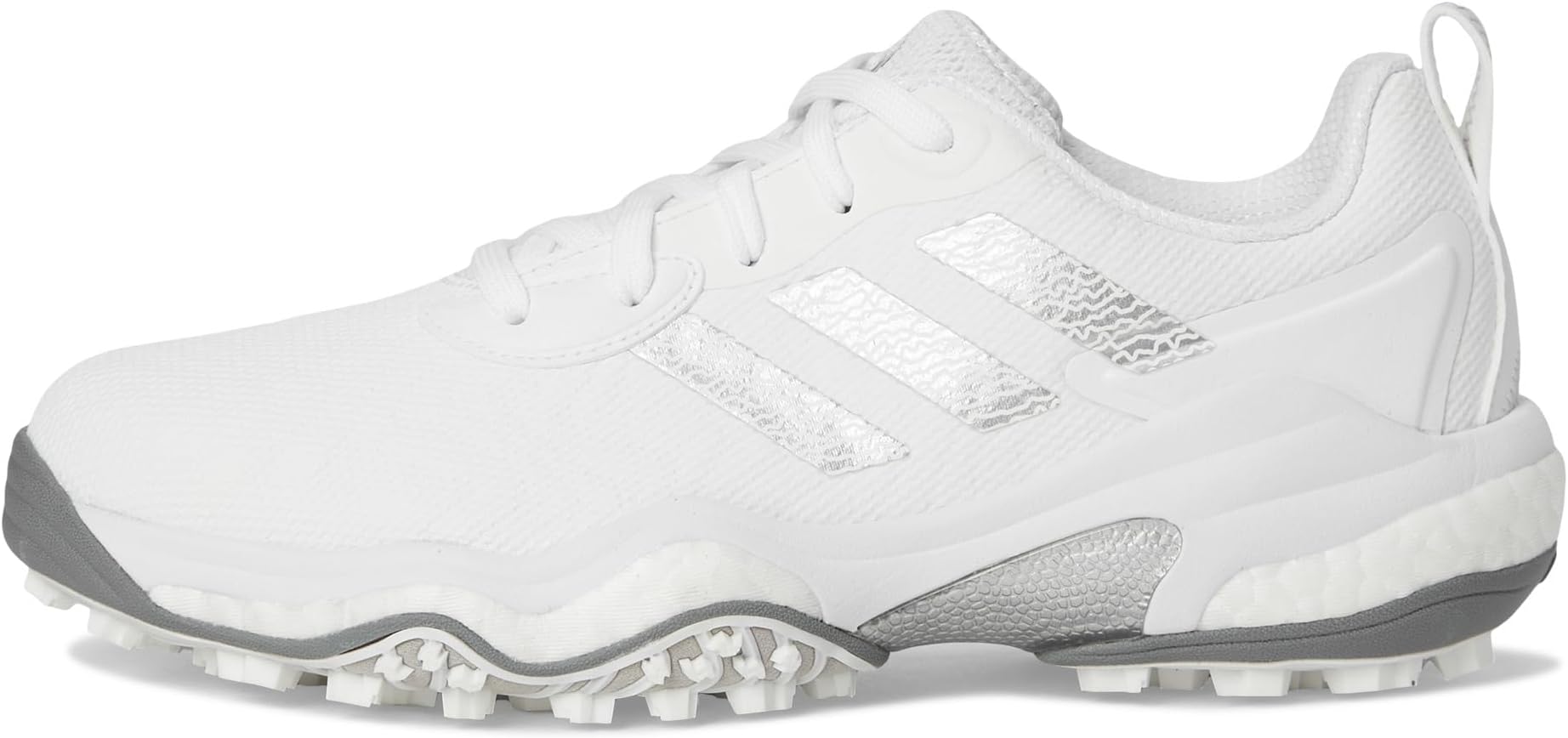 Кроссовки adidas Golf Men's Codechaos 25 Golf Shoes, Footwear White/Silver Metallic/Grey Two — фото 4