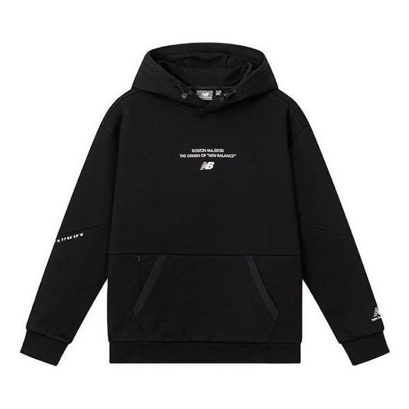 

Худи New Balance Sportswear Hoodie 'Black White', черный