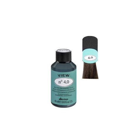 

Полуперманентная краска для волос View High Shine, 60 мл, № 4.0 Davines