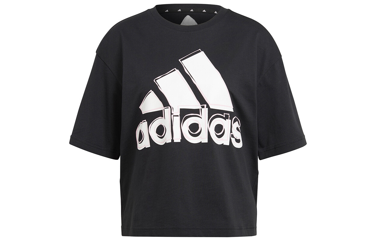 

Укороченный топ женский черный Adidas