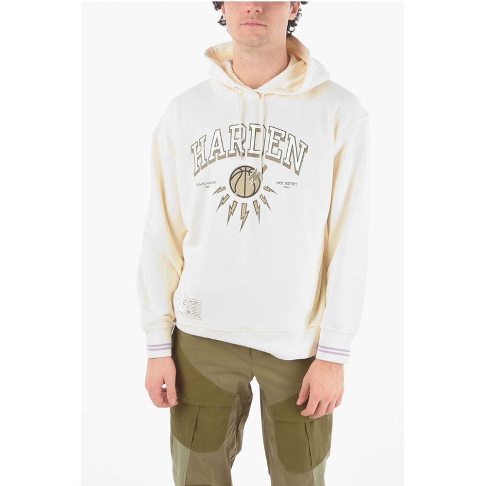

Толстовка с капюшоном JAMES HARDEN x NEIL BARRETT Easy Fit с напечатанным логотипом Neil Barrett, Beige