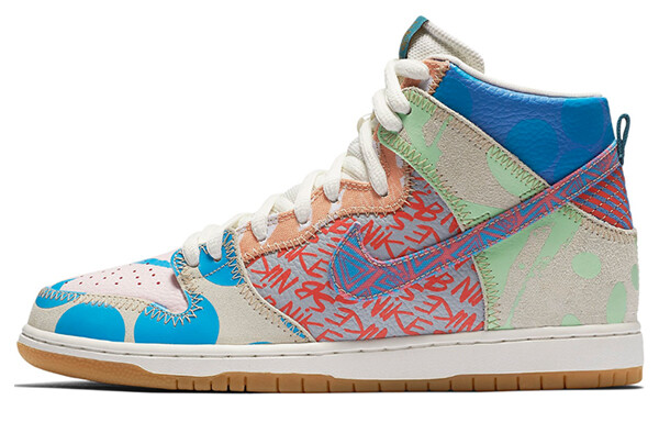 

Кроссовки Thomas Campbell X Nike SB Dunk High What The, Серый, Кроссовки Thomas Campbell X Nike SB Dunk High What The