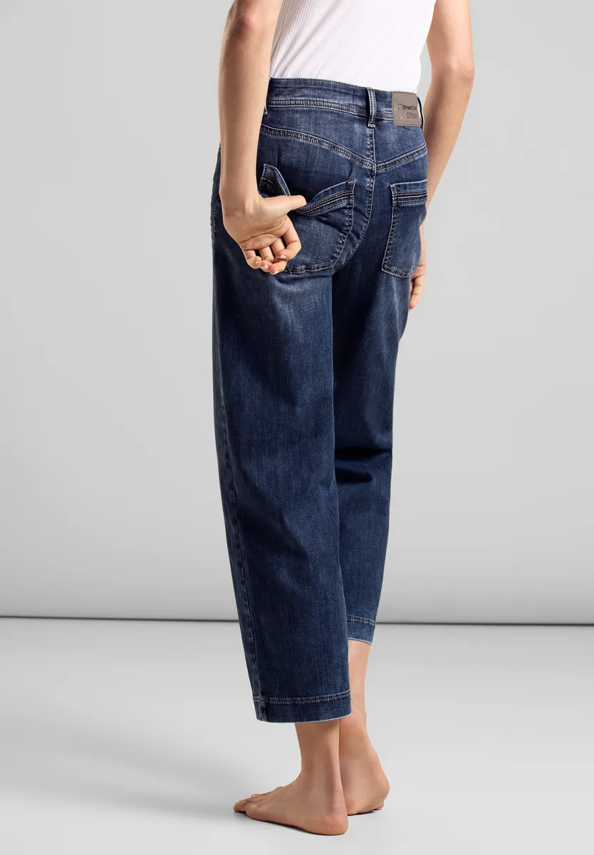

Удобные джинсы STREET ONE с 5 карманами, цвет Authentic Indigo Wash