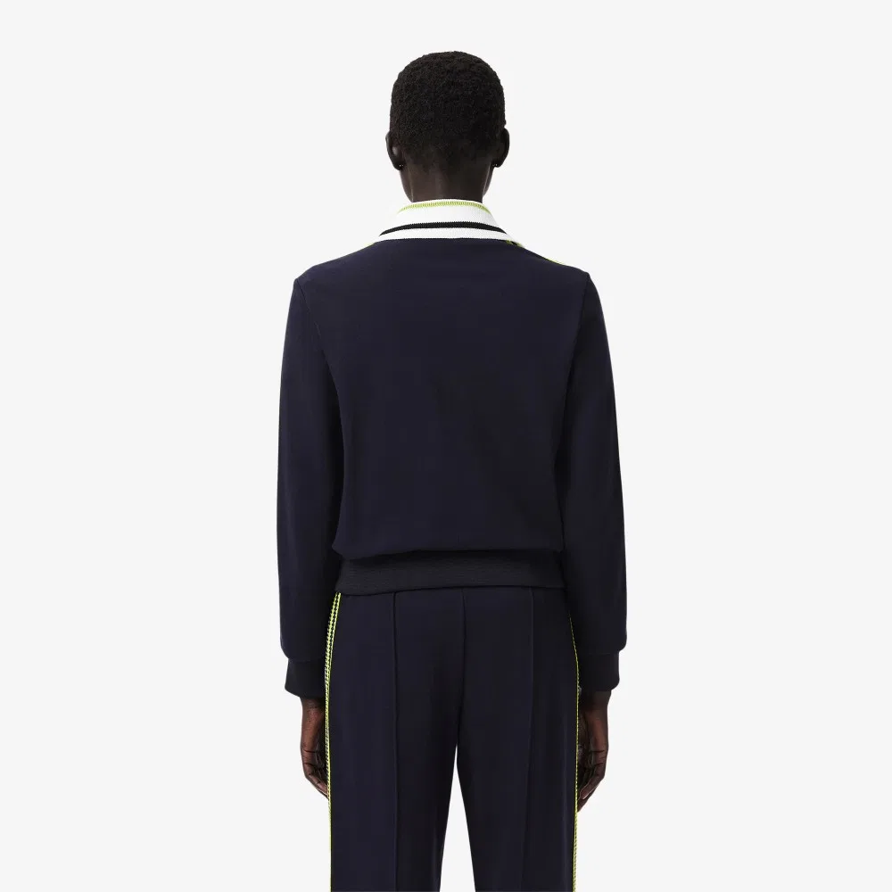 Свитшот Lacoste New Logo Crewneck, тёмно-синий — фото 3