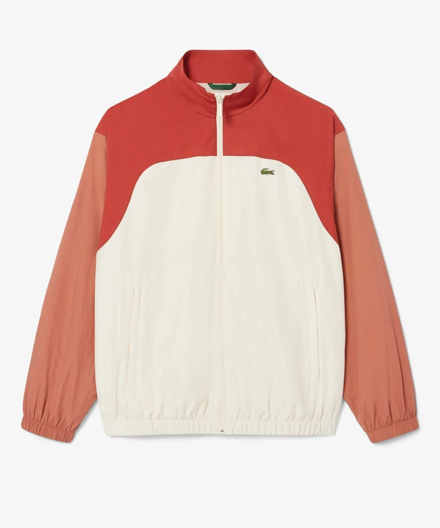 Трехцветная водоотталкивающая спортивная куртка LACOSTE, Red — фото 4