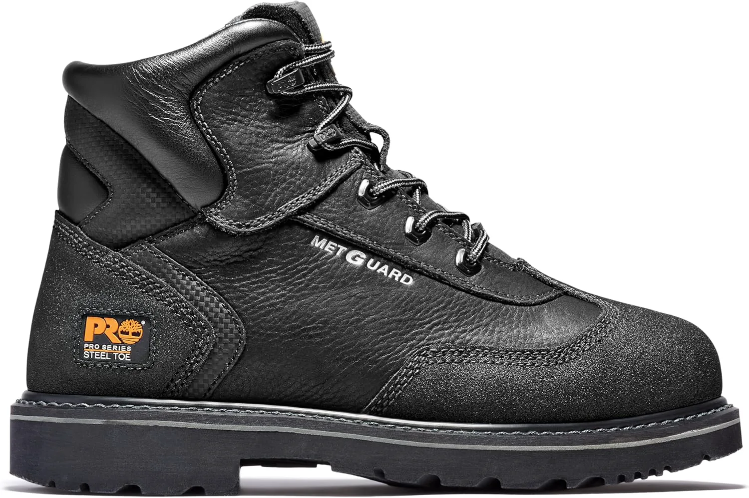 Мужские рабочие ботинки Timberland PRO с внутренней защитой MetGuard, черный — фото 4