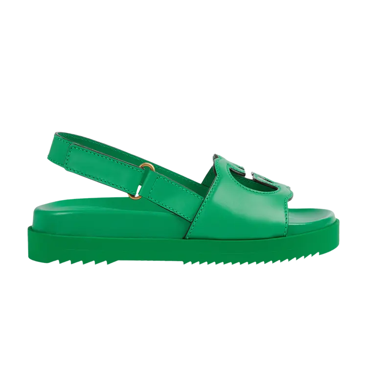 Кроссовки Gucci Wmns Sandal, цвет Interlocking G - Green
