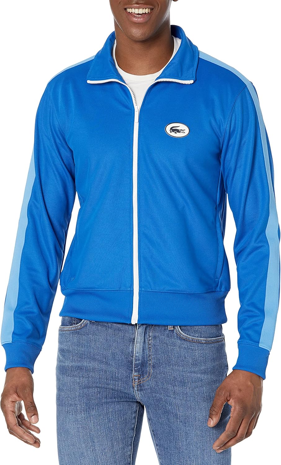 

Lacoste мужской свитшот с высоким воротником и молнией, Regular Fit, Marina