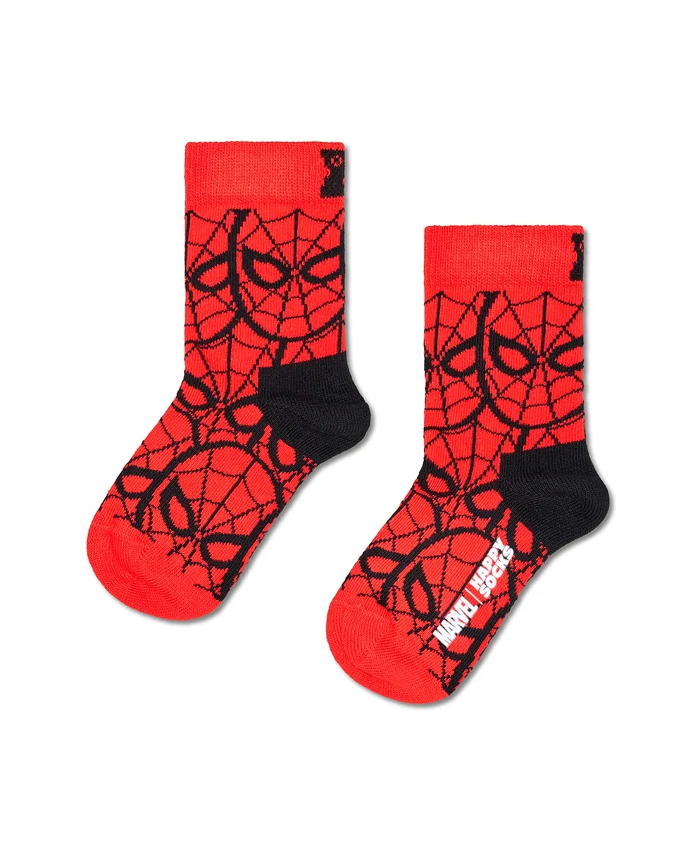 

Длинные детский носки MARVEL Человек-паук Happy Socks, красный