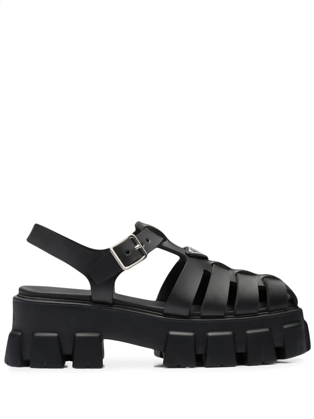 Сандалии Monolith Prada, черный
