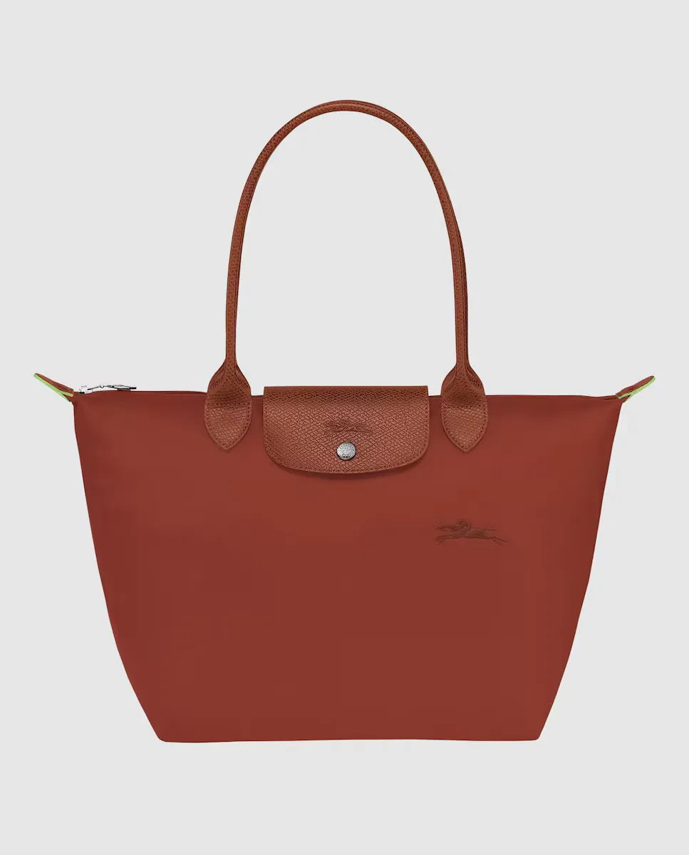 

Le Pliage Зеленая сумка на плечо в размере M Longchamp, коричневый, Зеленый, Le Pliage Зеленая сумка на плечо в размере M Longchamp, коричневый