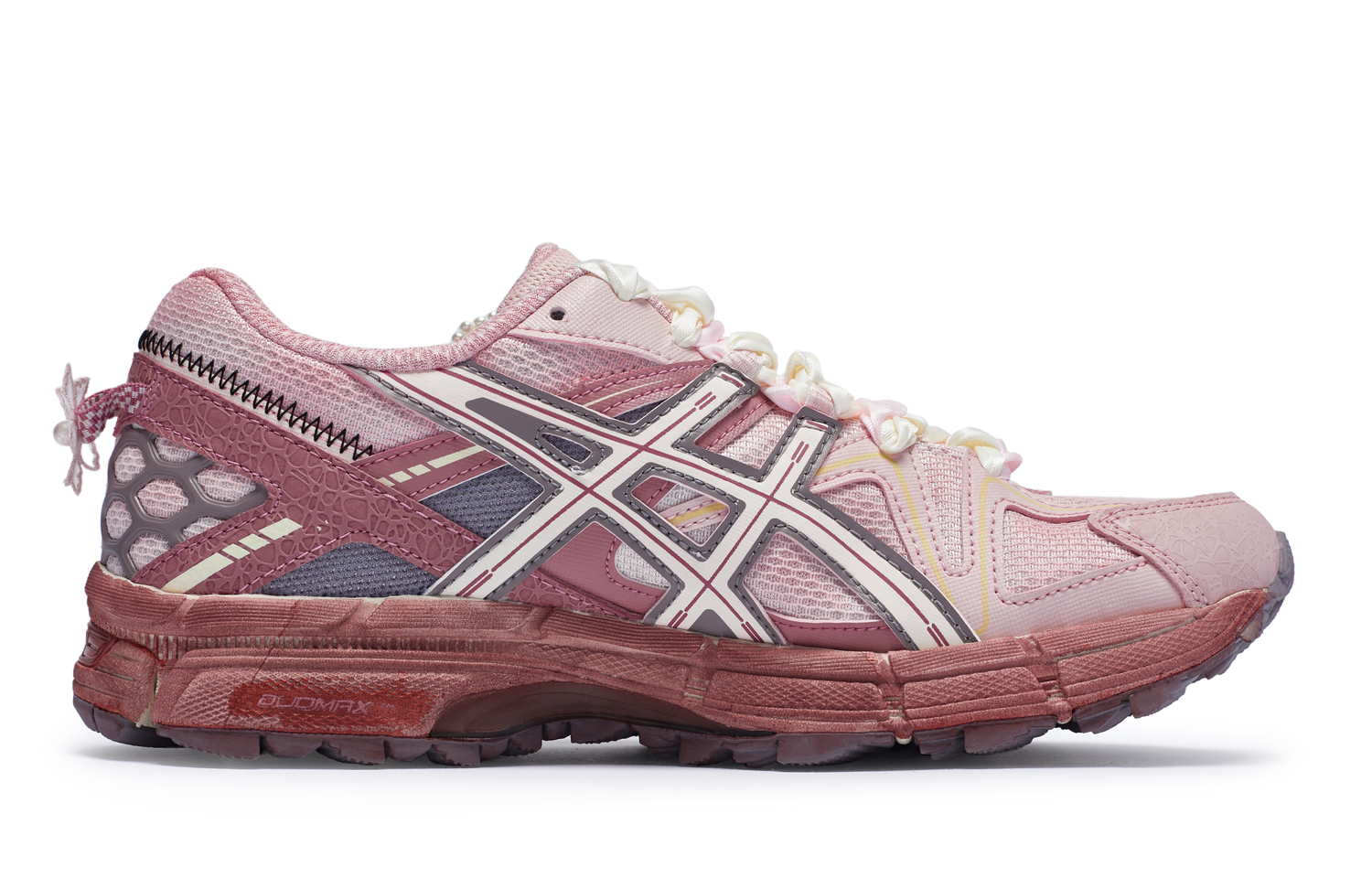 Gel Kahana 8 Низкие Беговые Кроссовки Женские Розовые Белые Asics — фото 4
