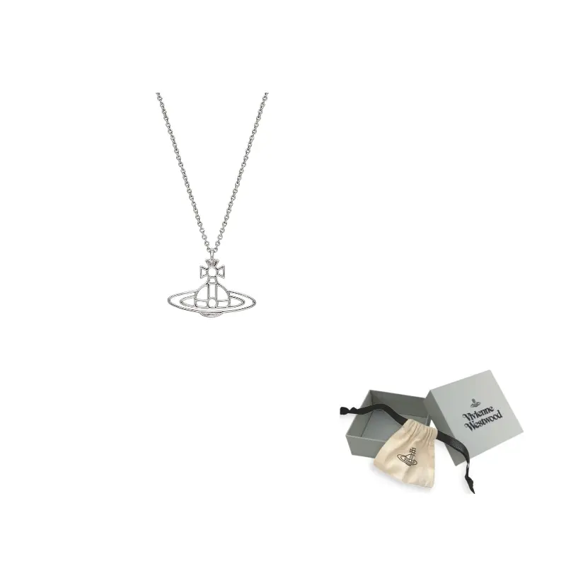 

Vivienne Westwood Серебряное латунное ожерелье Unisex Silver