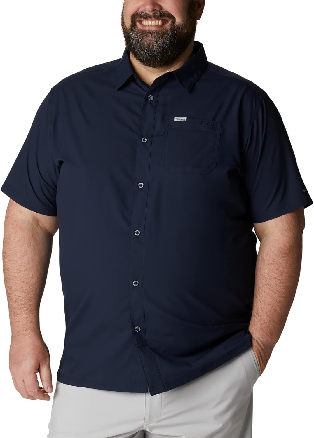 

Columbia мужская стандартная рубашка Slack Tide Camp, Collegiate Navy